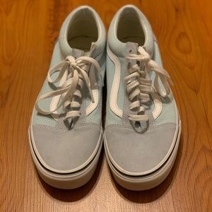 Vans old skool light blue